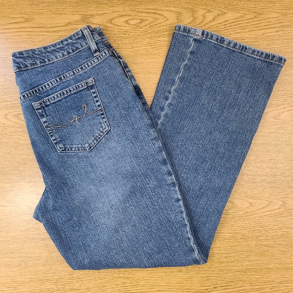 St. John's Bay Stretch Boot Jeans Size 12 Short